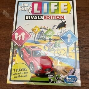 New Sealed HasbroThe Game of Life Rivals Edition. 2 players, age 8+. New